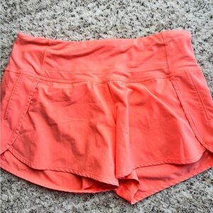 Lululemon Athletica Pink Athletic Shorts Moisture-Wicking Performance